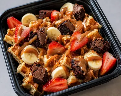 Trocitos de Wafles