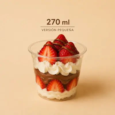 Frutilla con Crema Pequeña