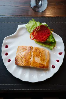 Salmón A La Plancha