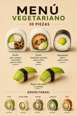 Menú Vegetariano 
