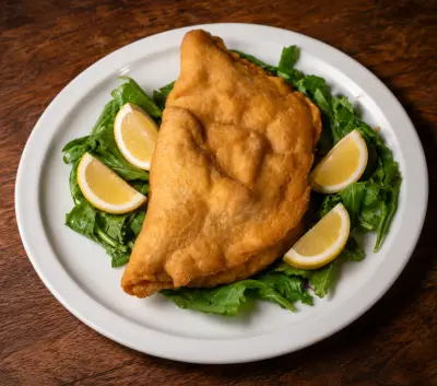 Pizza Fritta Gamberi e Limone