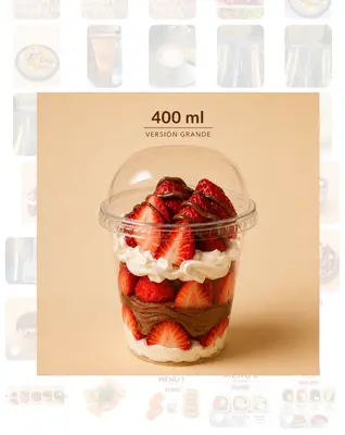 Frutilla con Crema Grande 