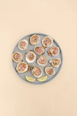Ostras Salsa Verde