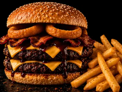 Hamburguesa Super Texana Doble
