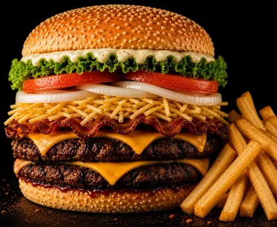 Hamburguesa Super Crunch Doble