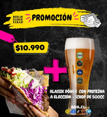 Promo Klassik Döner + Schop 500 cc